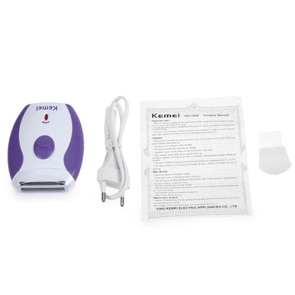 Kemei 280 KM - 280R Women Mini Rechargeable Electric Hair Remover Shaver
